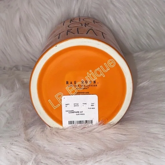 Orange TRICK OR TREAT Canister NEW Halloween RD Kitchen Rae Dunn